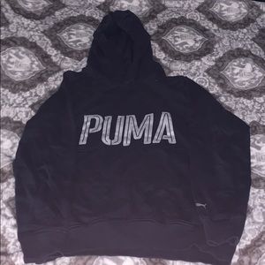 Boys Puma Hoodie Blue